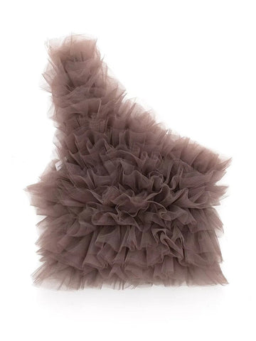 Yipinpay Mesh Crop Top Women Asymmetric Tulle Knit Top Female Sleeveless Off Shoulder Tops For Women 2023 Backless Sexy Tank Tops